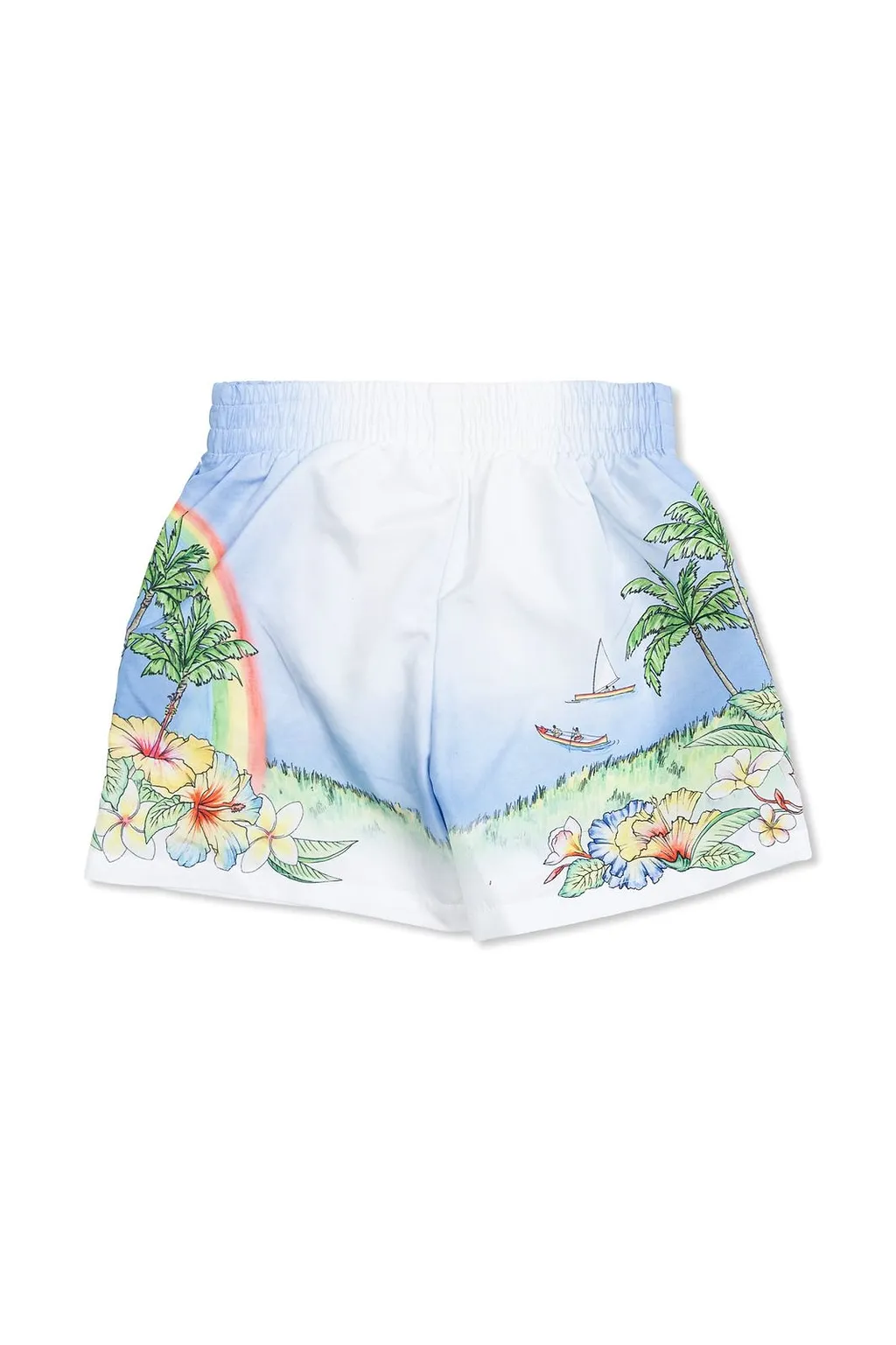 Casablanca Kids Tropical Printed Swim Shorts