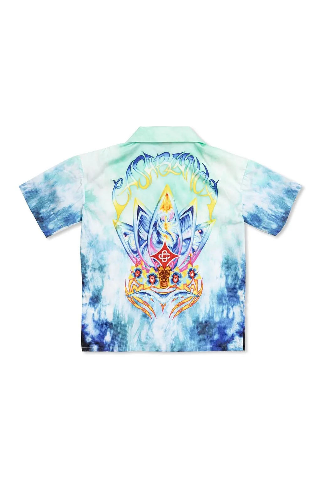 Casablanca Kids Tie-Dyed Short-Sleeved Shirt