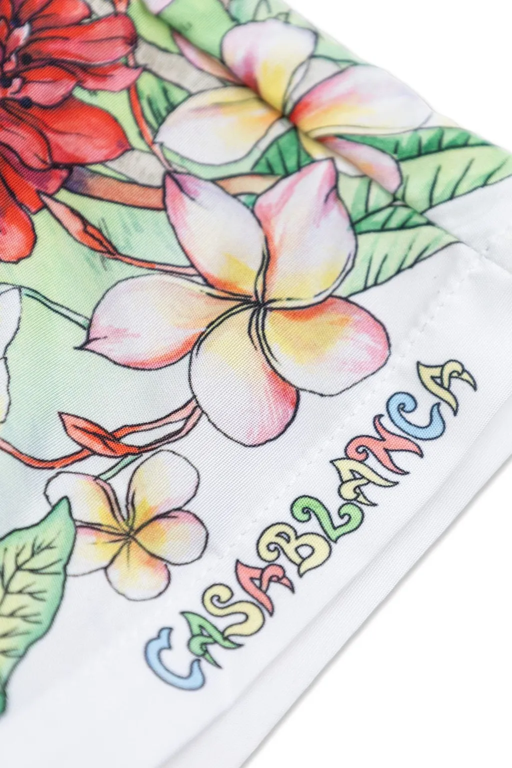 Casablanca Kids Tropical Printed Swim Shorts