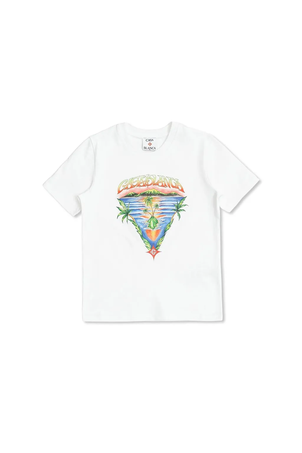 Casablanca Kids Triangle Graphic T-Shirt