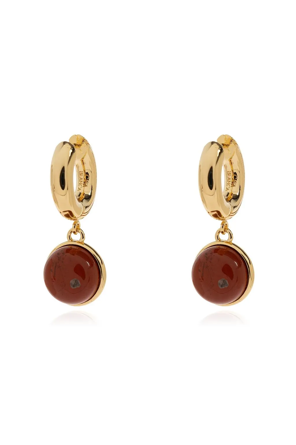 Logo Drop Earrings