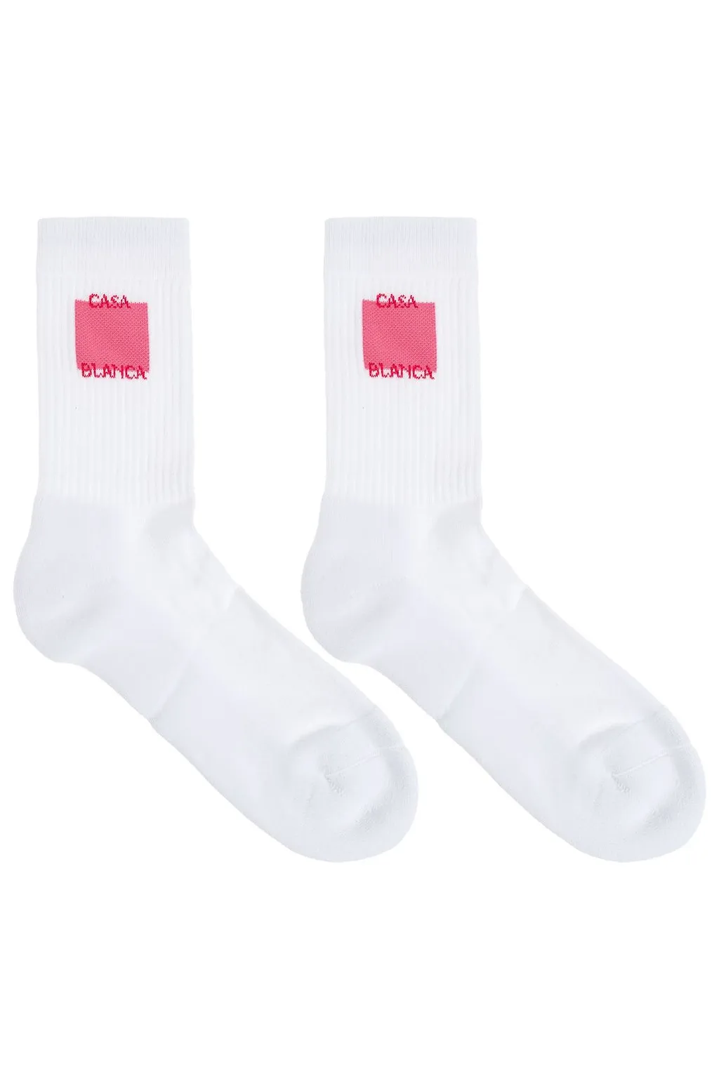 Logo Intarsia-Knit Socks