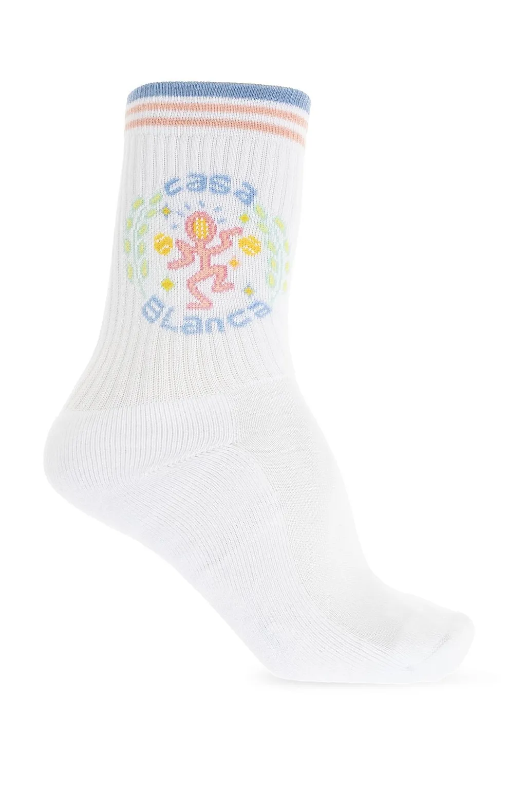 Casablanca Logo-Jacquard Socks