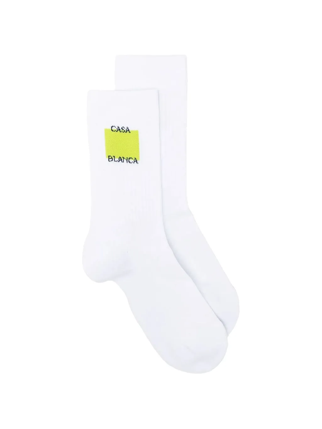 Casablanca Logo Ribbed Socks