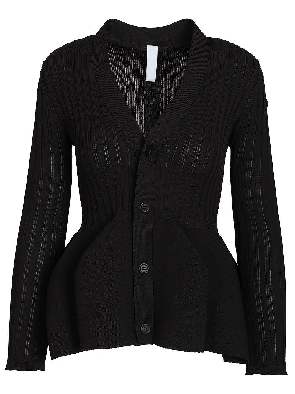 Pottery Peplum Knit Cardigan