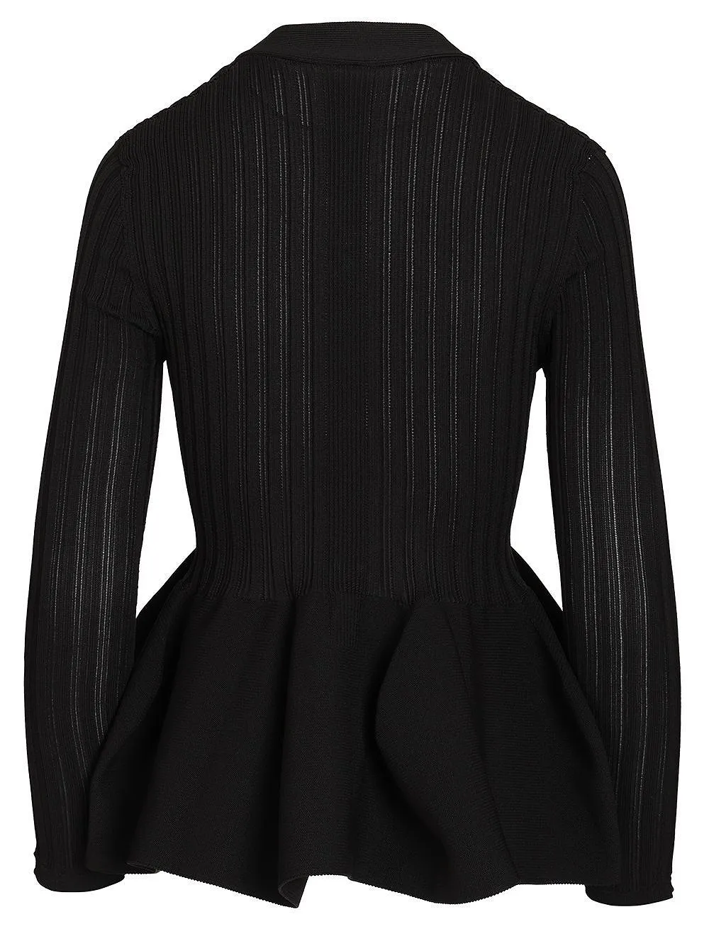 Pottery Peplum Knit Cardigan