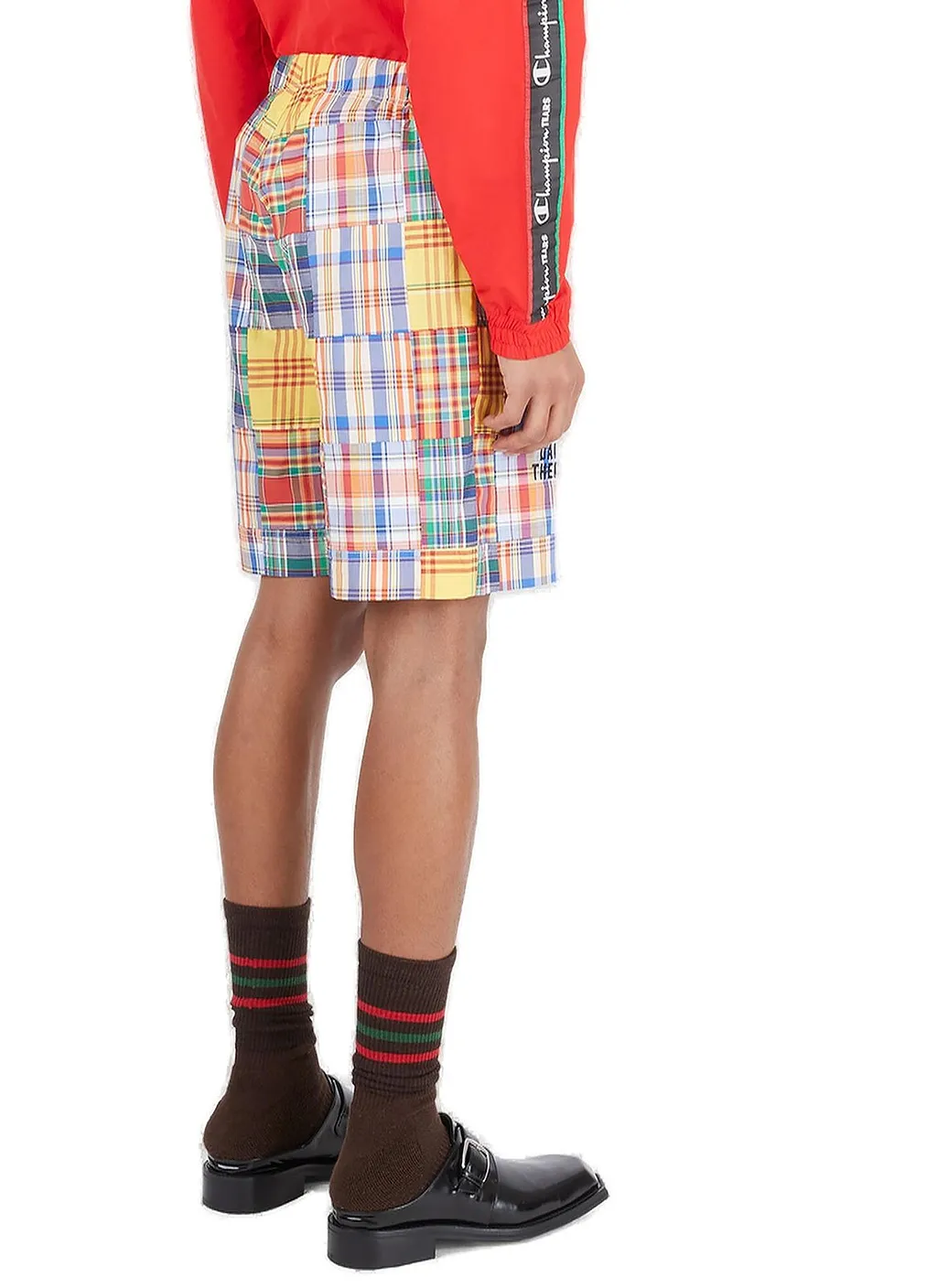 Champion Tears Checked Twill Bermuda Shorts