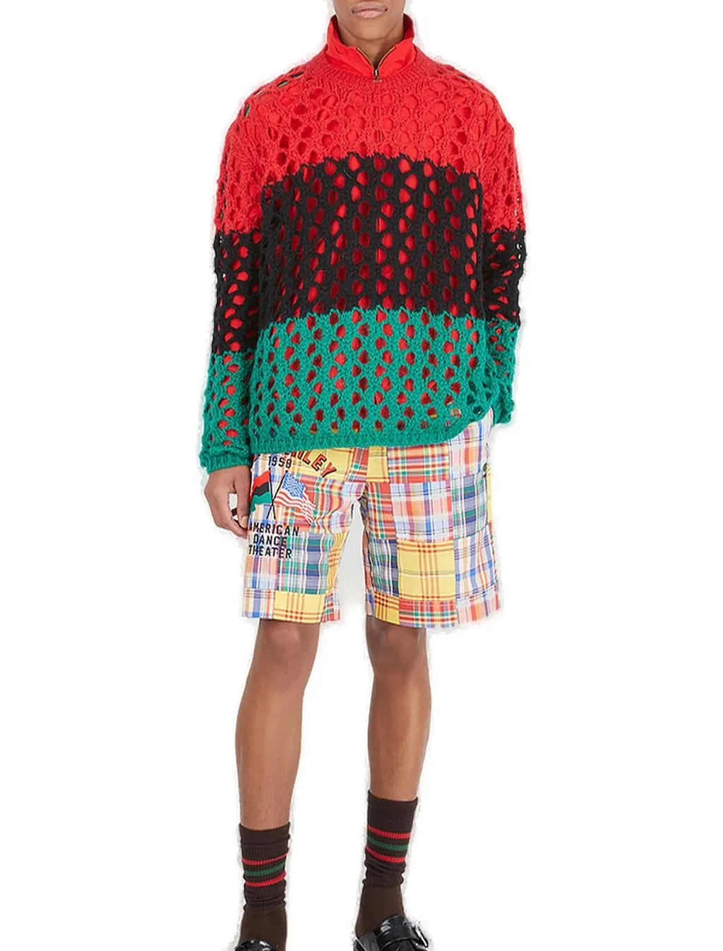 Champion Tears Checked Twill Bermuda Shorts