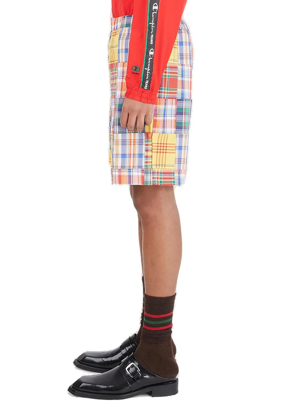Champion Tears Checked Twill Bermuda Shorts