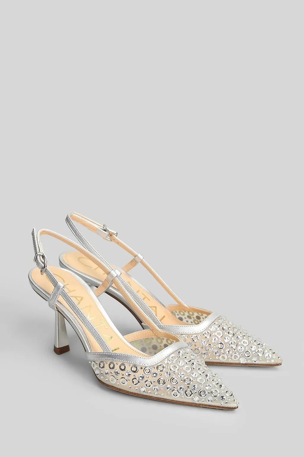 Chantal Embellished Slingback Pumps