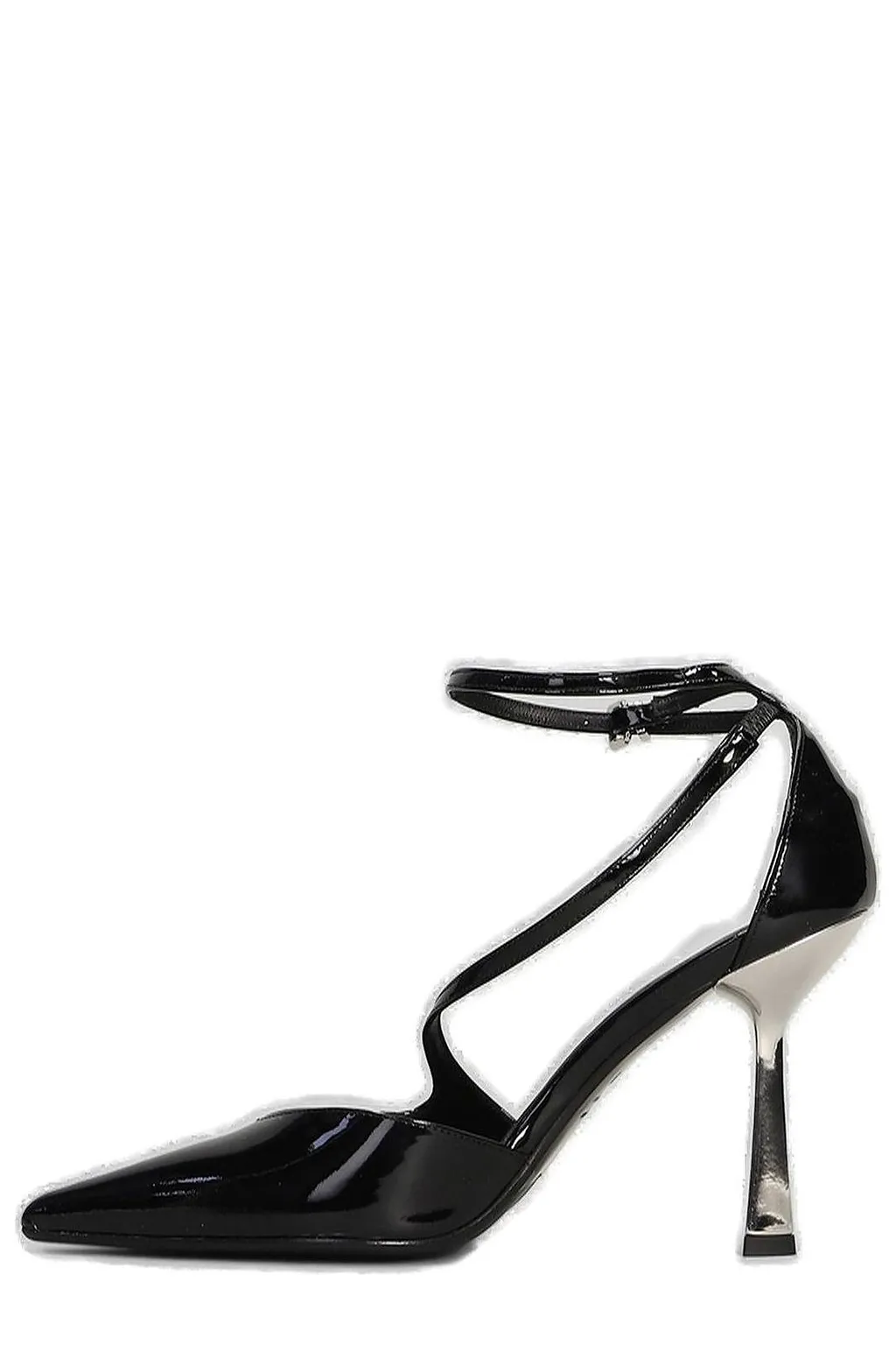 Chantal Pointed-Toe Ankle-Strap Pumps