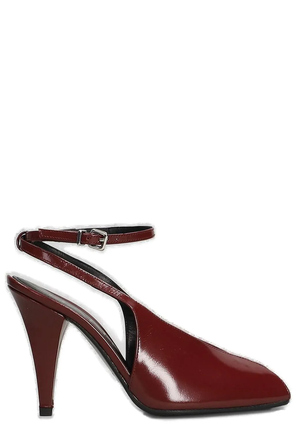 Chantal Peep-Toe Ankle-Strap Pumps