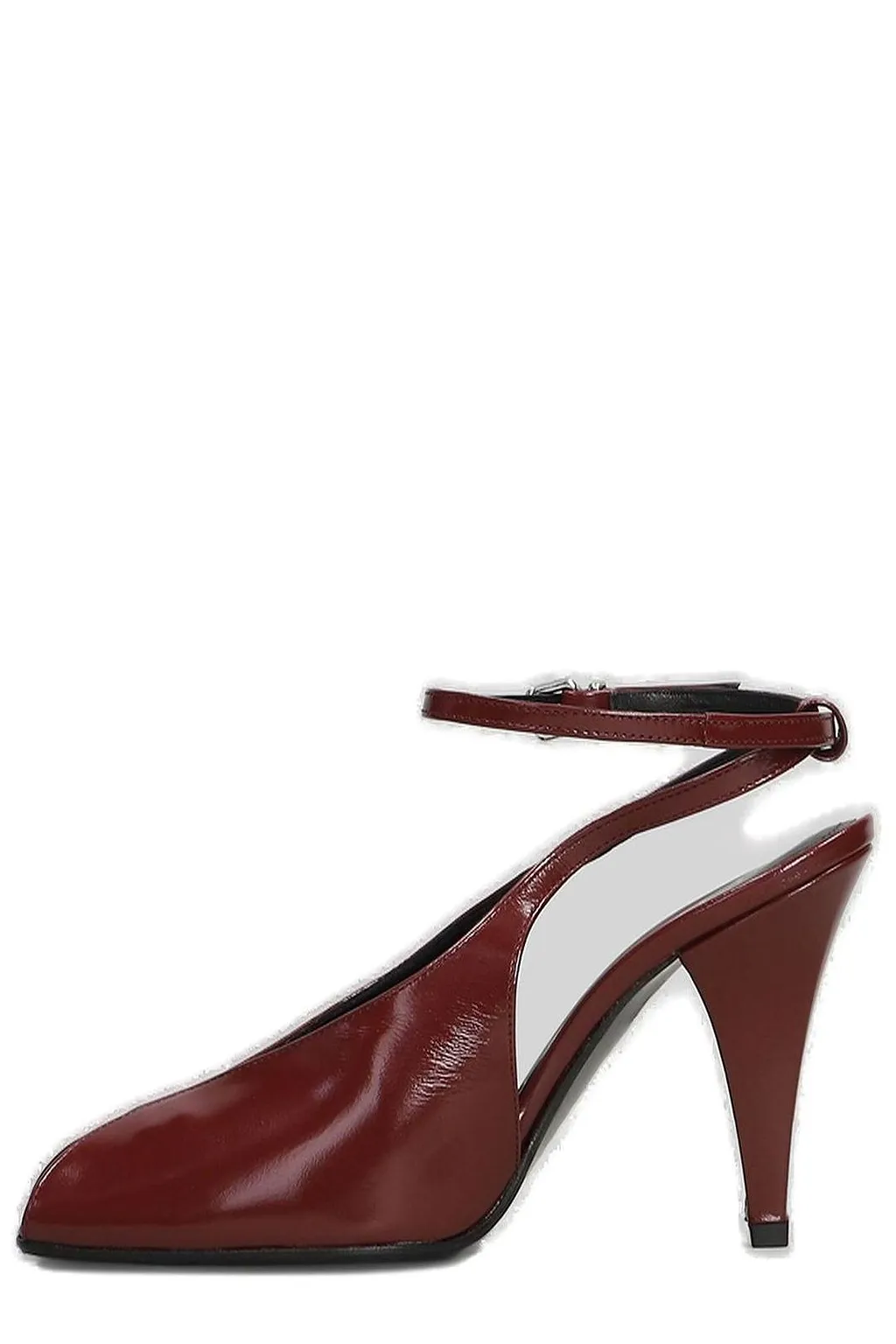 Chantal Peep-Toe Ankle-Strap Pumps