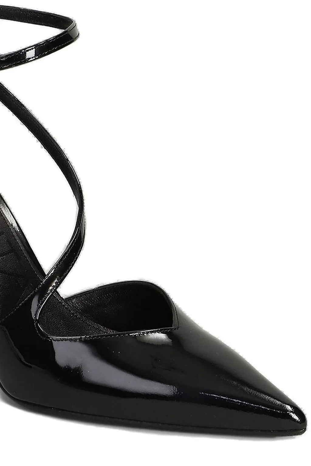 Chantal Pointed-Toe Ankle-Strap Pumps
