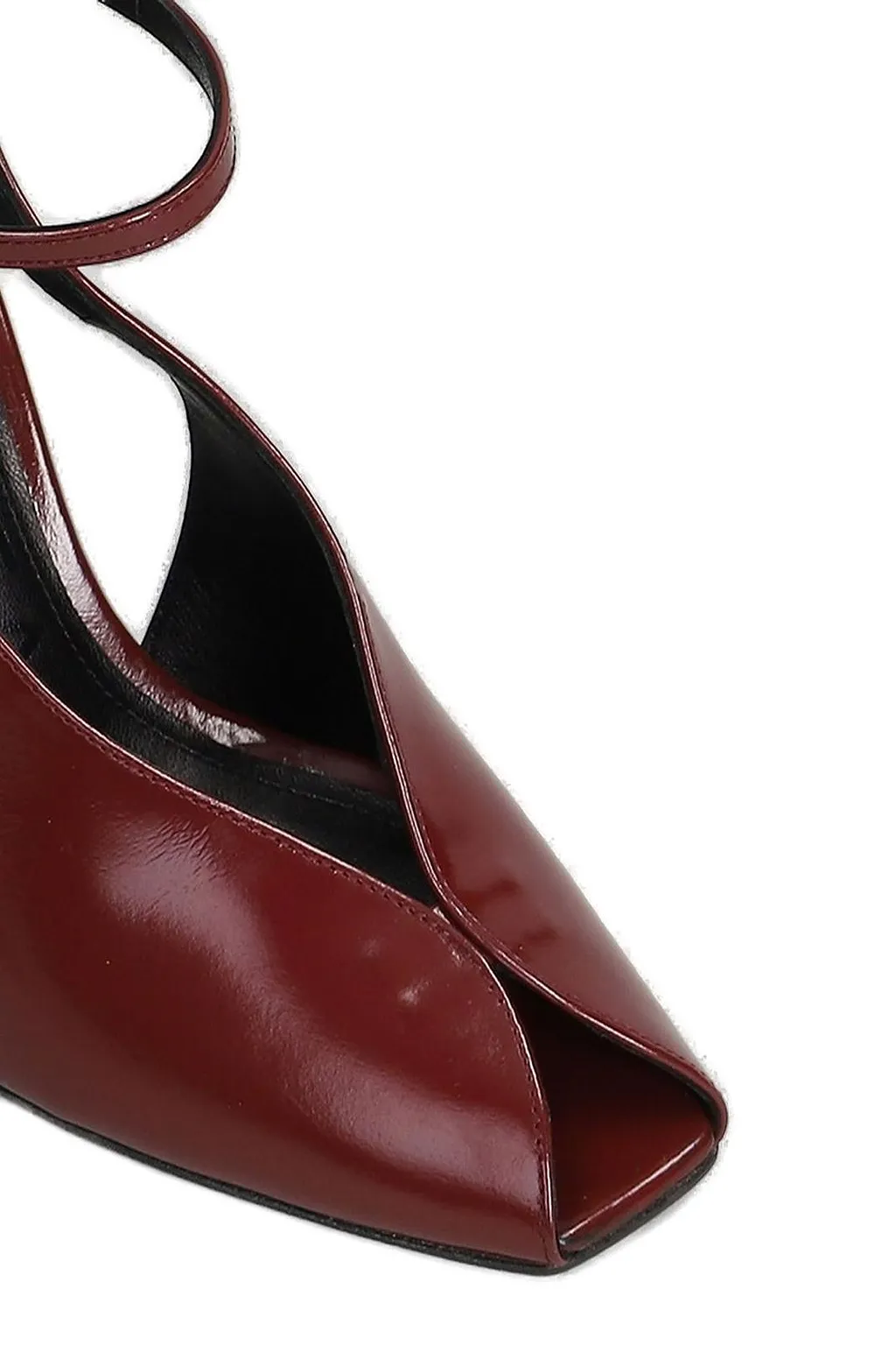 Chantal Peep-Toe Ankle-Strap Pumps