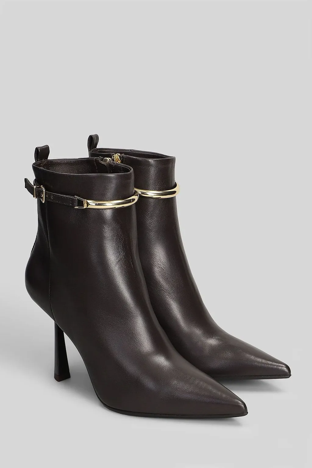 Pointed-Toe High Heels Ankle Boots