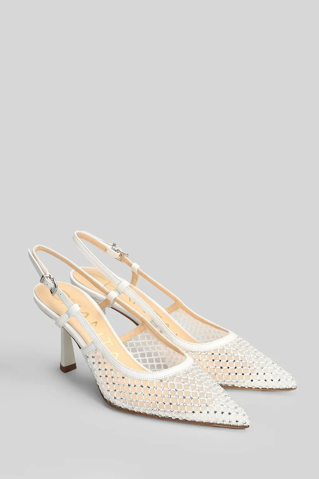 Chantal Pointed Toe Embellished Pumps