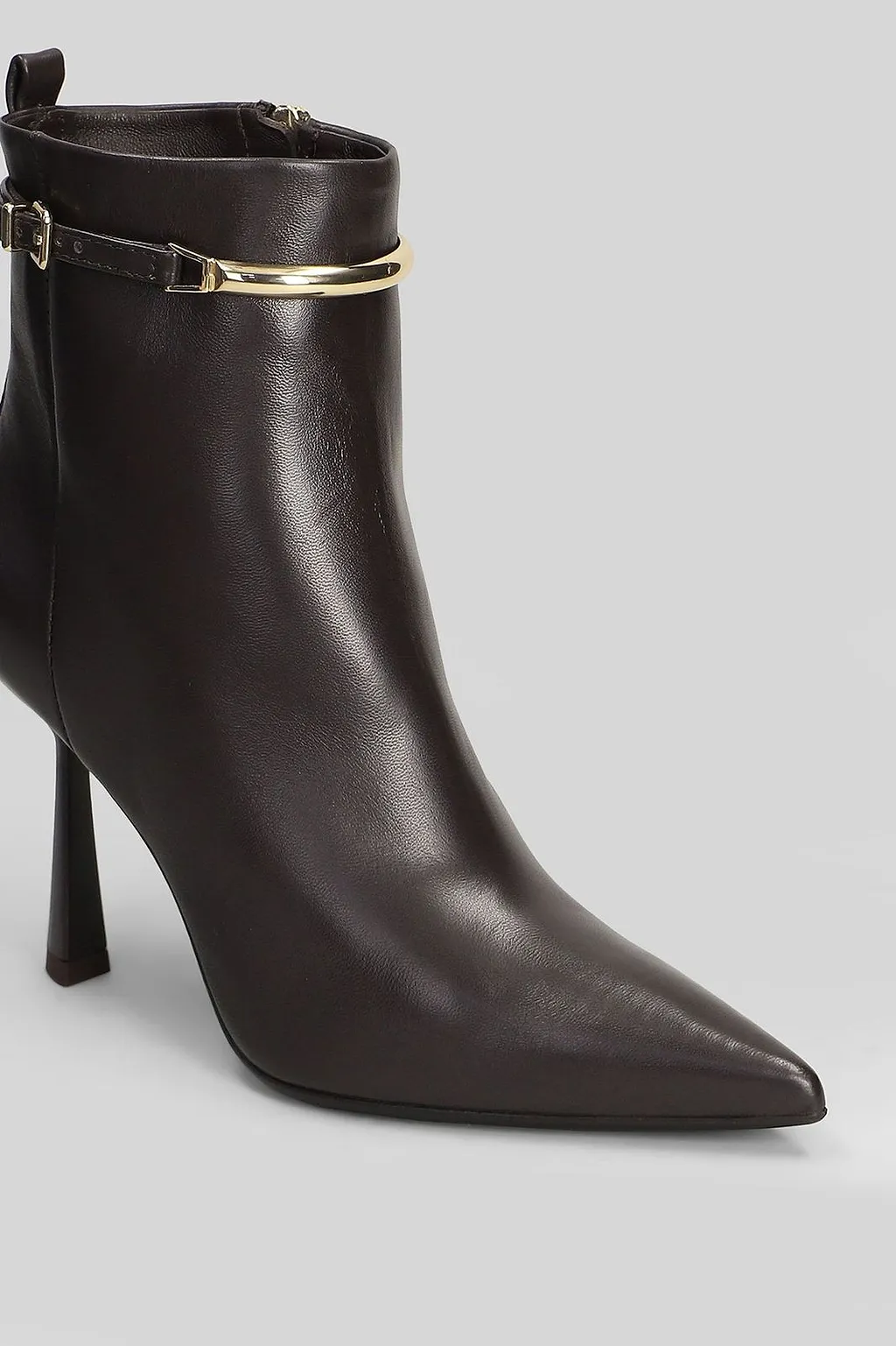 Pointed-Toe High Heels Ankle Boots