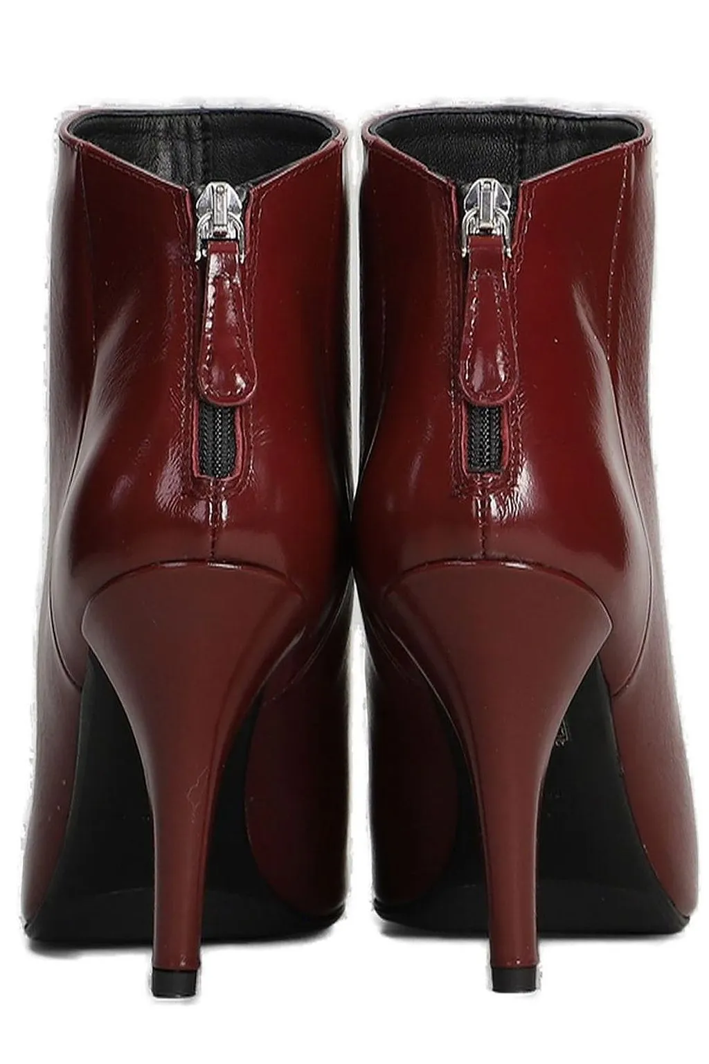 Chantal Pointed-Toe Heeled Ankle Boots