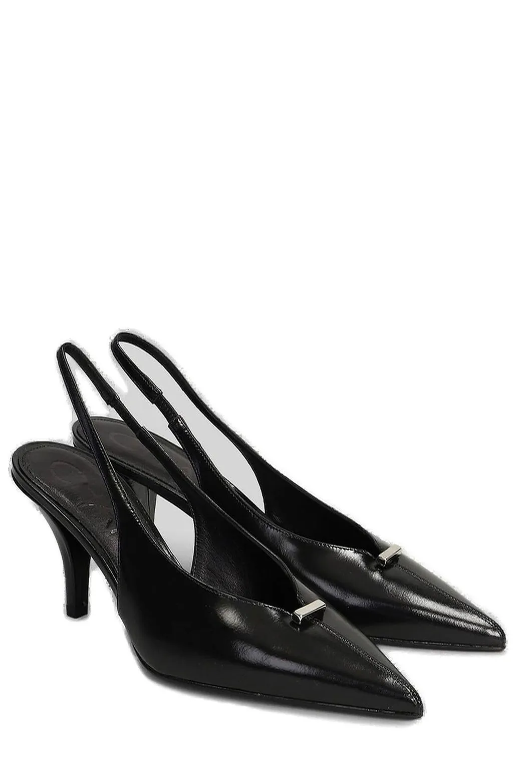 Pointed-Toe Slingback Pumps