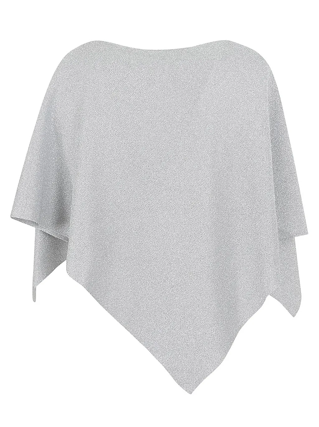 Charlott Lurex Knit Poncho