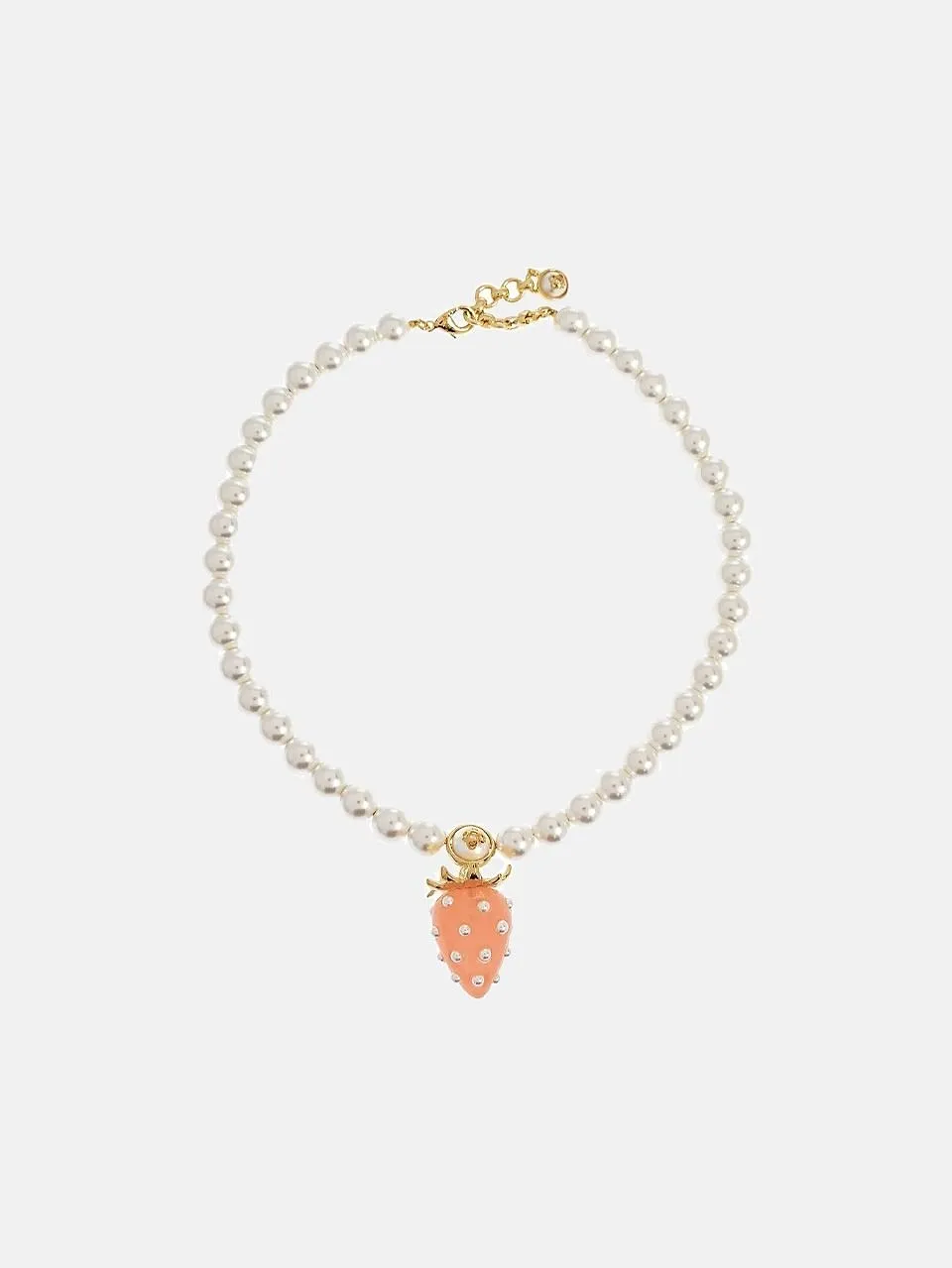 Casablanca Strawberry Pearl Necklace
