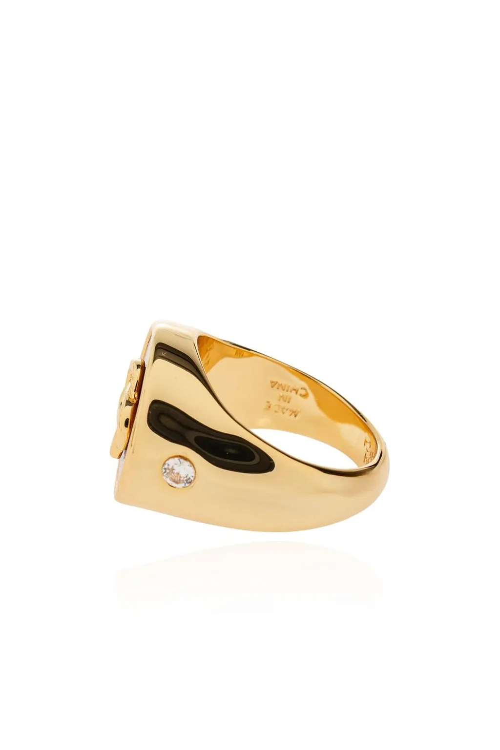 Casablanca Logo-Motif Signet Ring