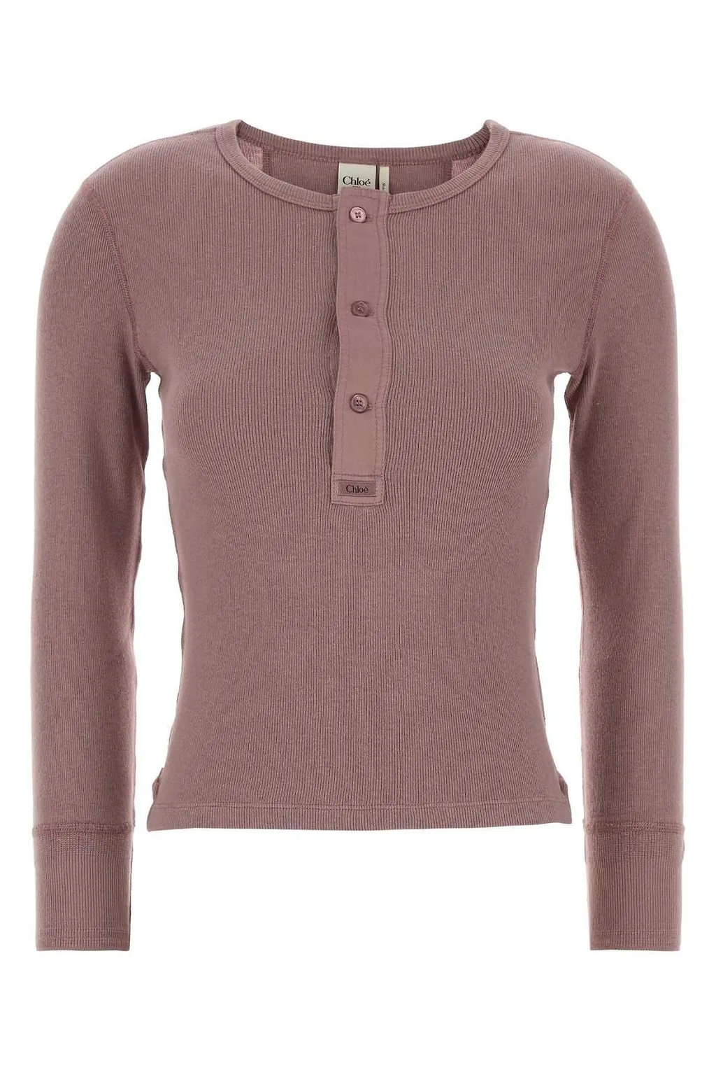 Chloé Fitted Henley Knitted Shirt
