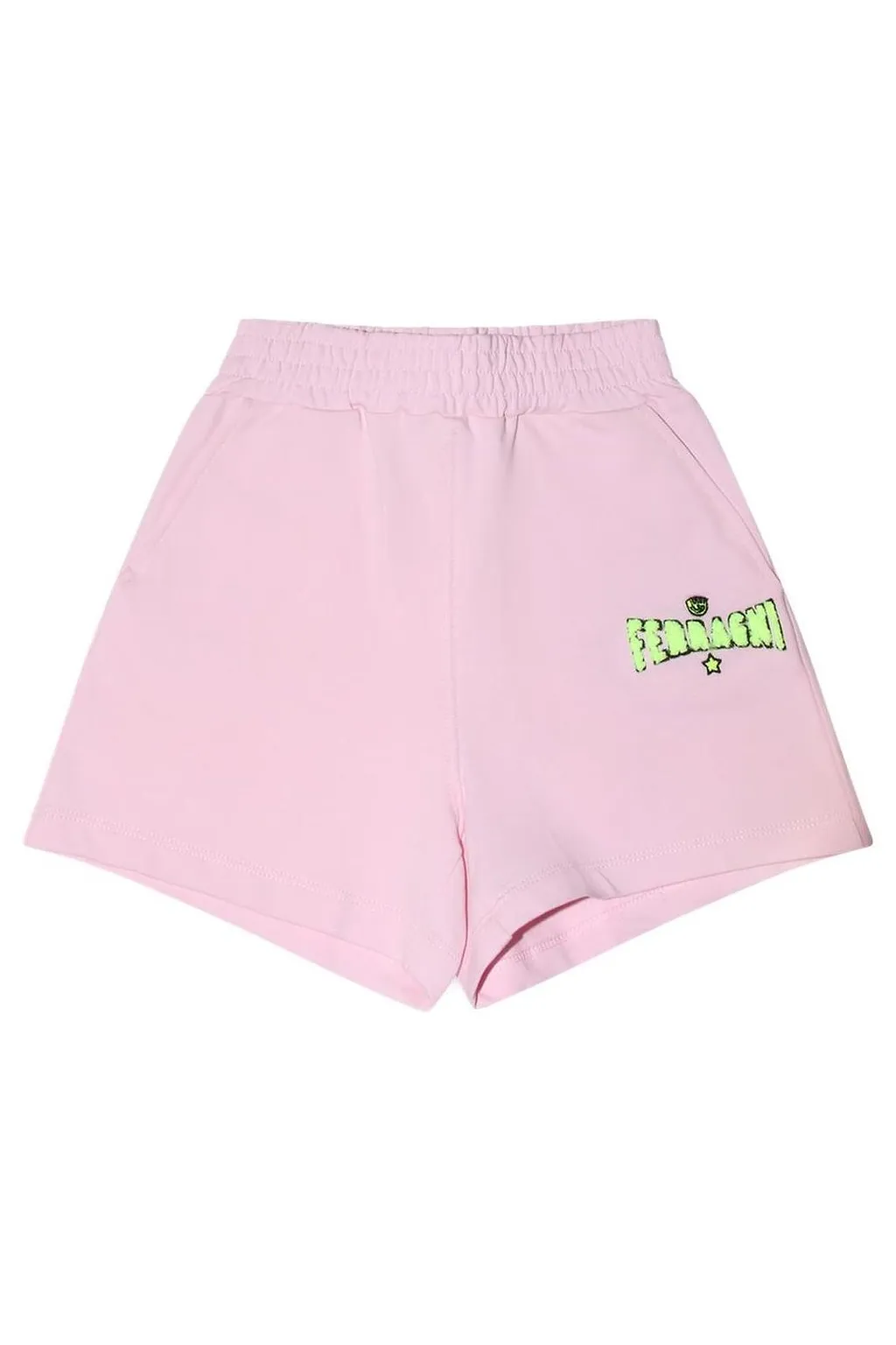 Chiara Ferragni Kids Logo Detailed Elastic-Waistband Shorts