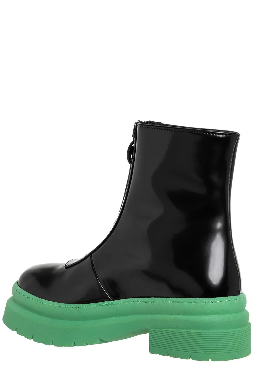 Jummy Zip-Detailed Combat Boots