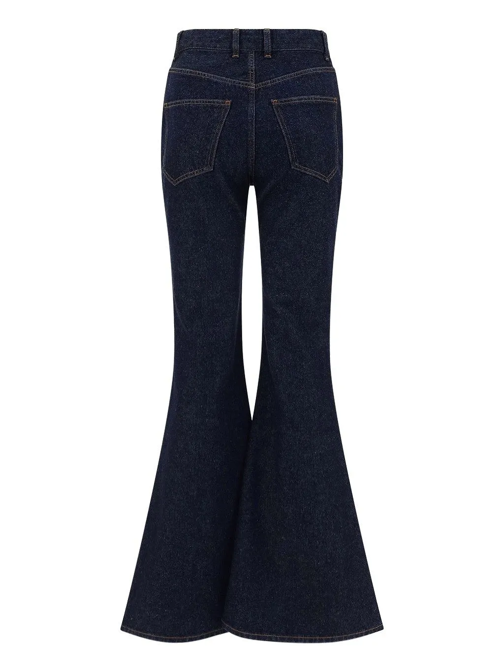 Chloé Logo Embroidered Flared Jeans