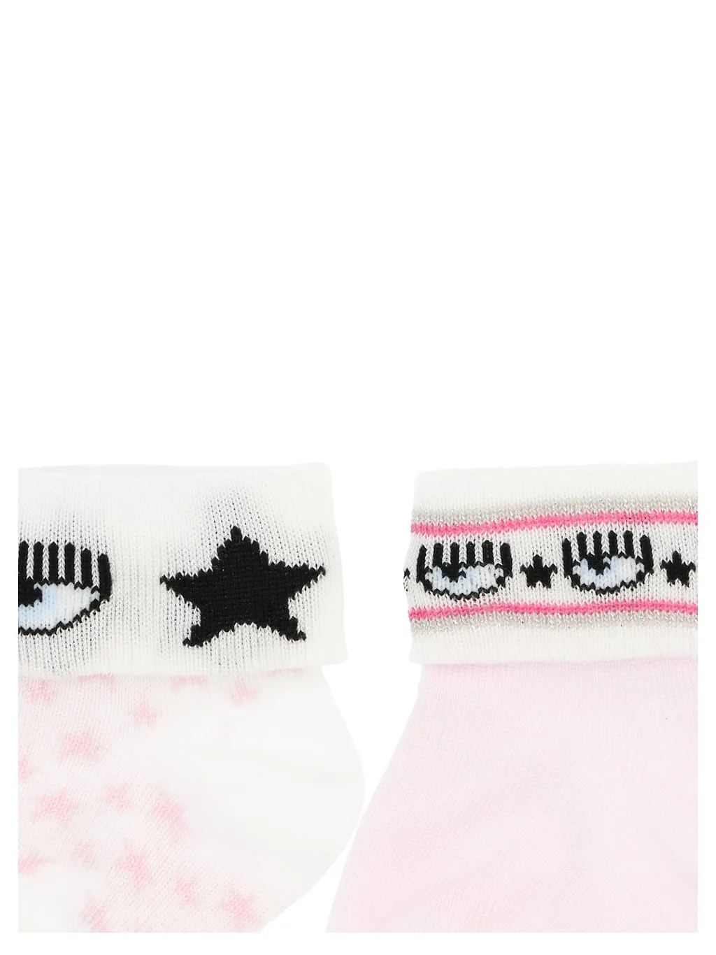 Chiara Ferragni Kids Logo Intarsia Socks