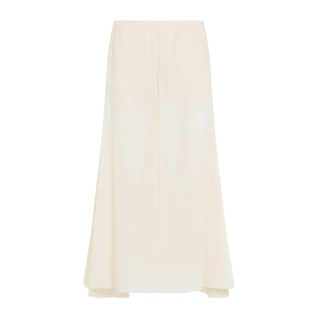 Flared Midi Skirt