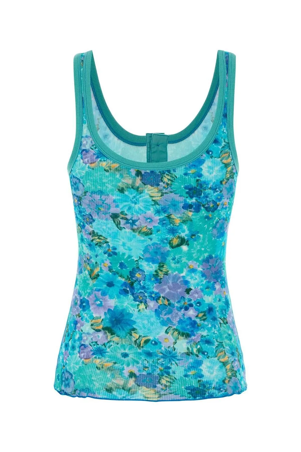 Chloé Floral Ribbed Knitted Top