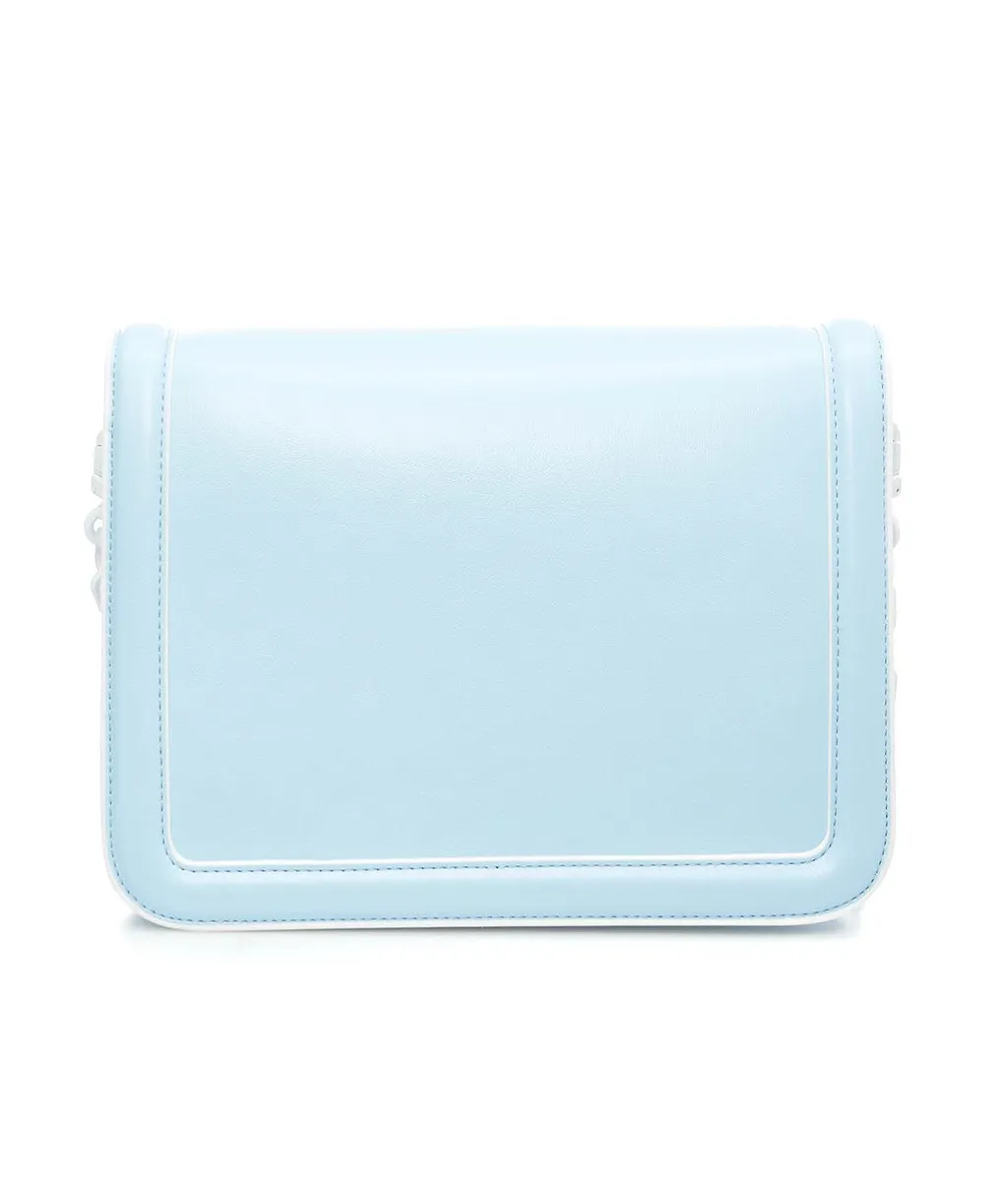 Logo Plaque Fold-Over Shoulder Bag