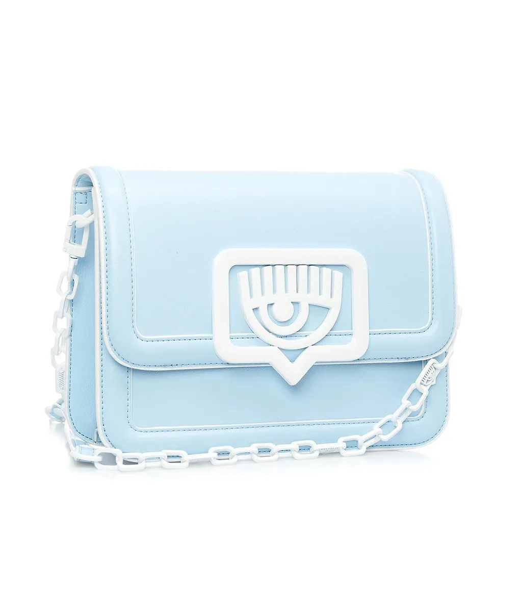 Logo Plaque Fold-Over Shoulder Bag