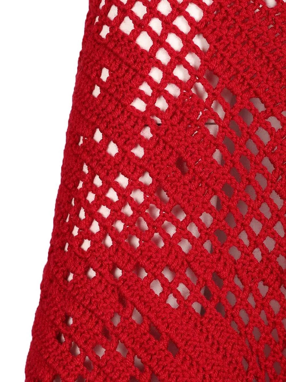 Fringed Openwork Shawl