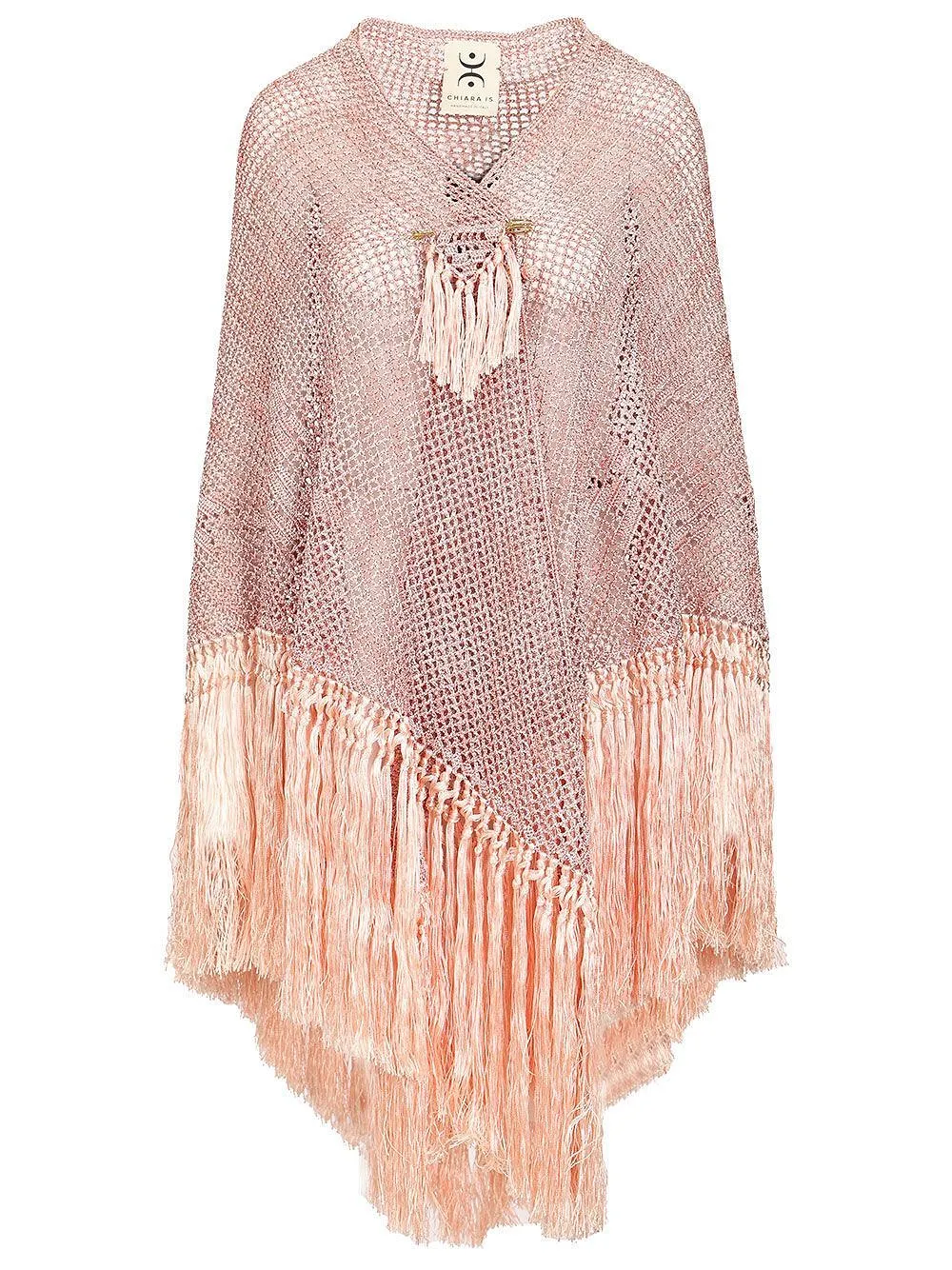 Fringed Openwork Shawl