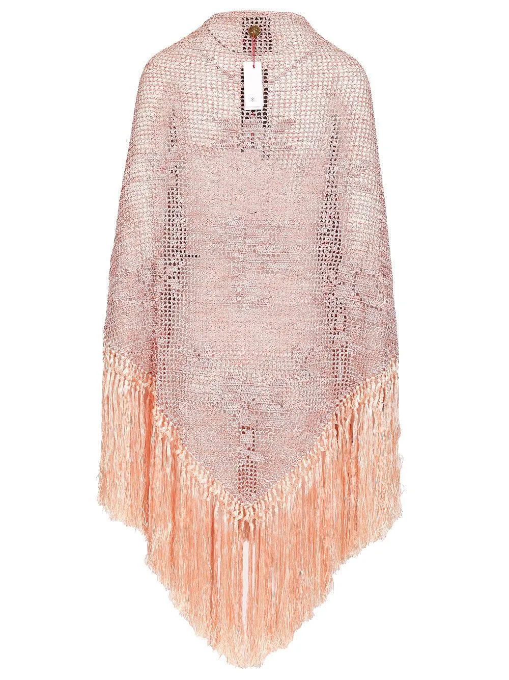 Fringed Openwork Shawl