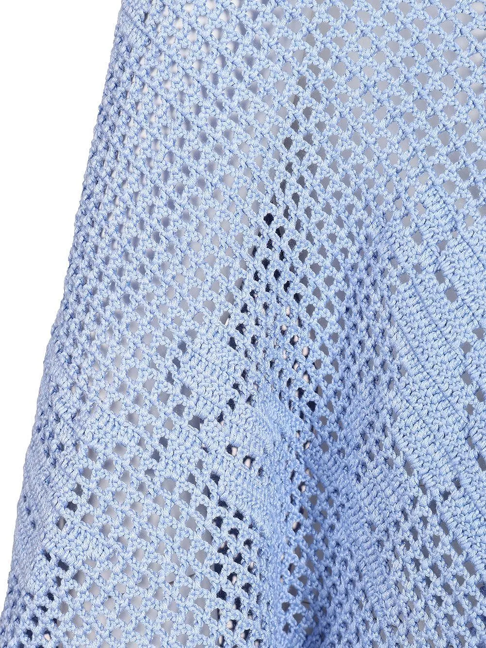Chiara Is Fringed Openwork Shawl