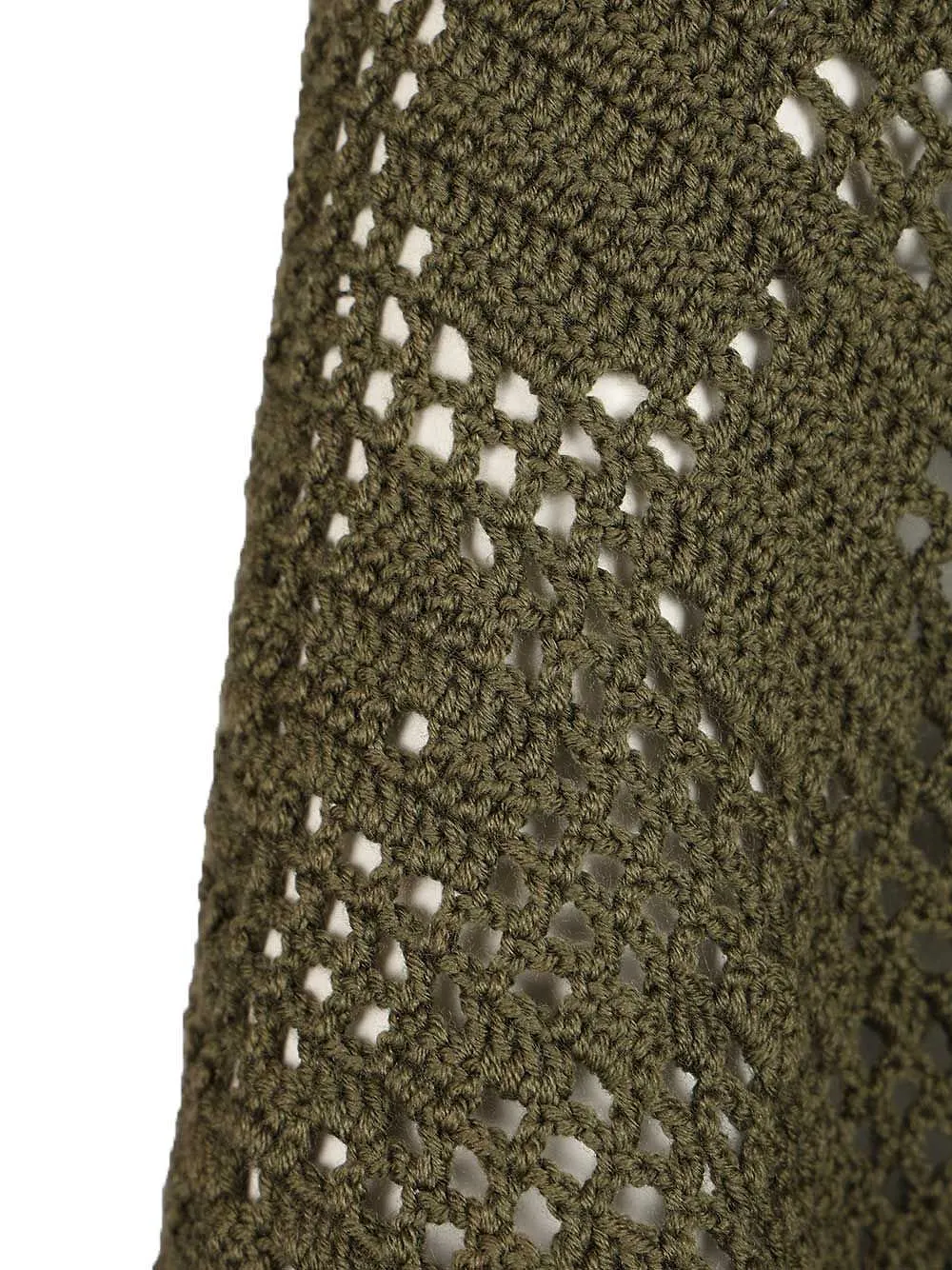 Fringed Openwork Shawl