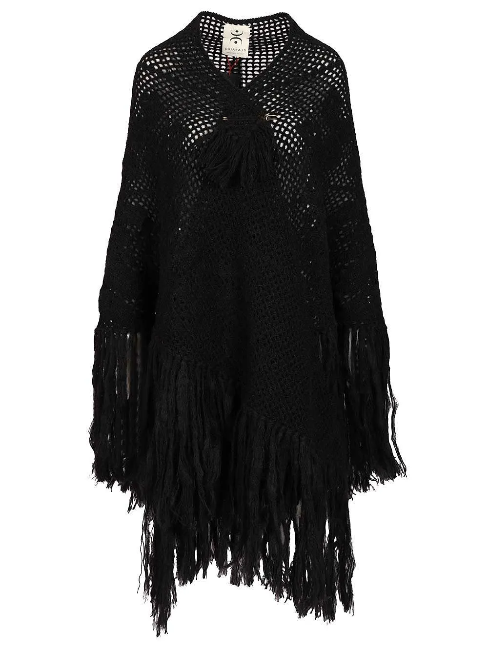 Fringed Openwork Shawl