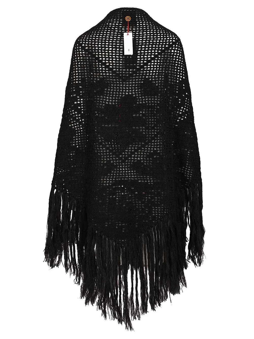 Fringed Openwork Shawl