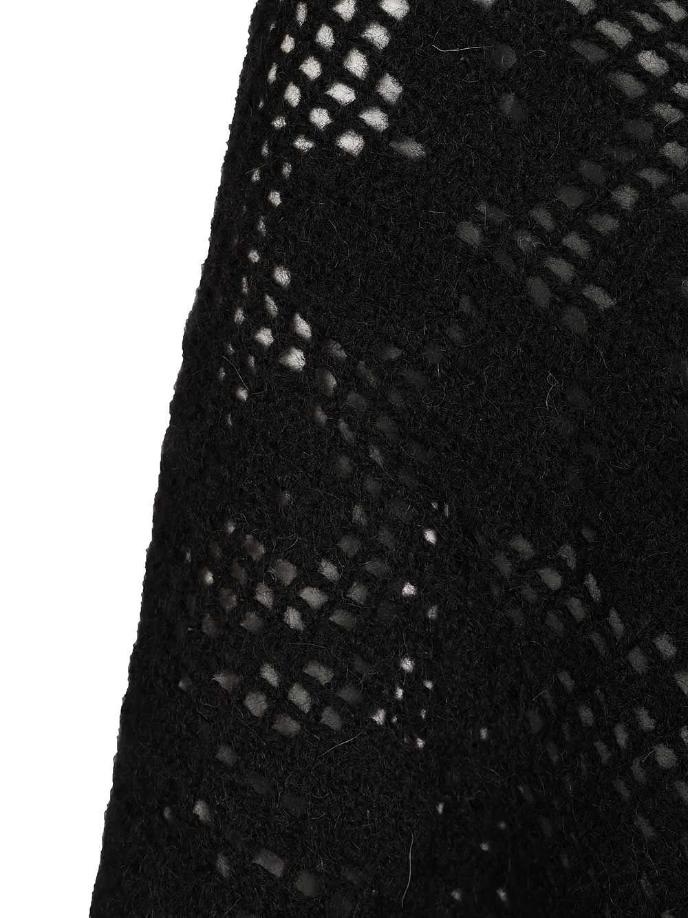 Fringed Openwork Shawl