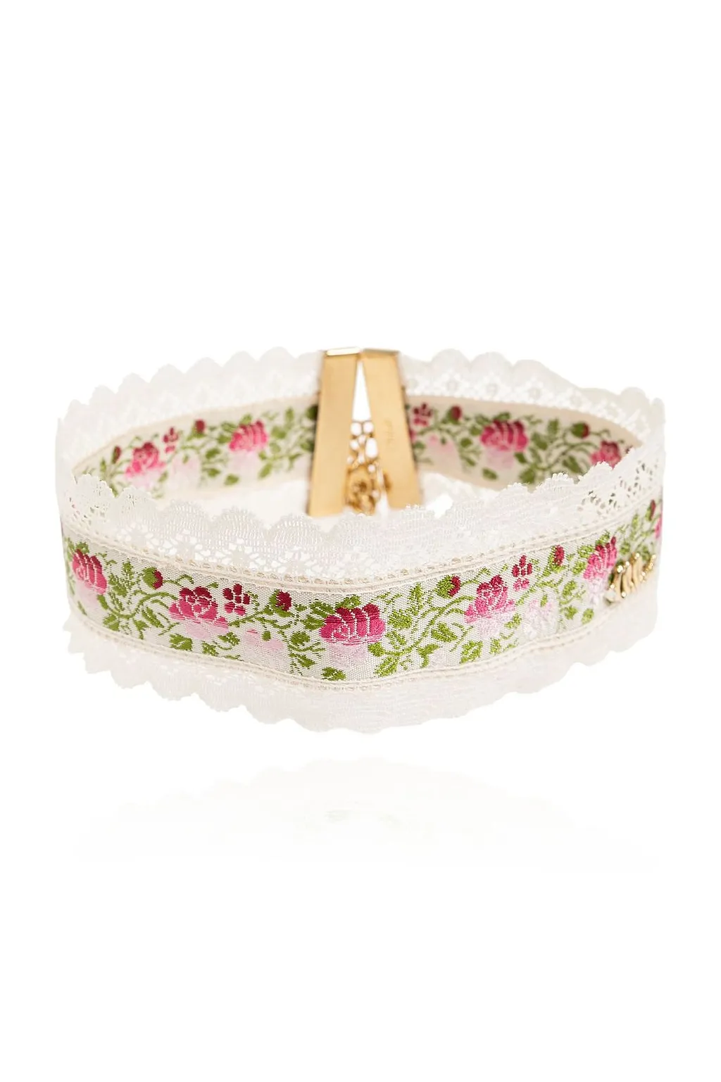 Folk Floral Choker Necklace