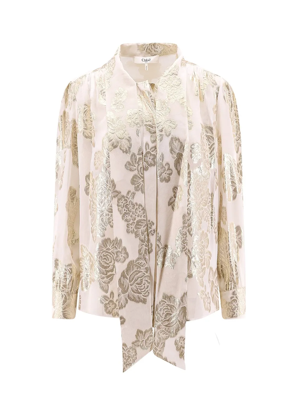 Chloé Gathered LavalliÈRe Blouse