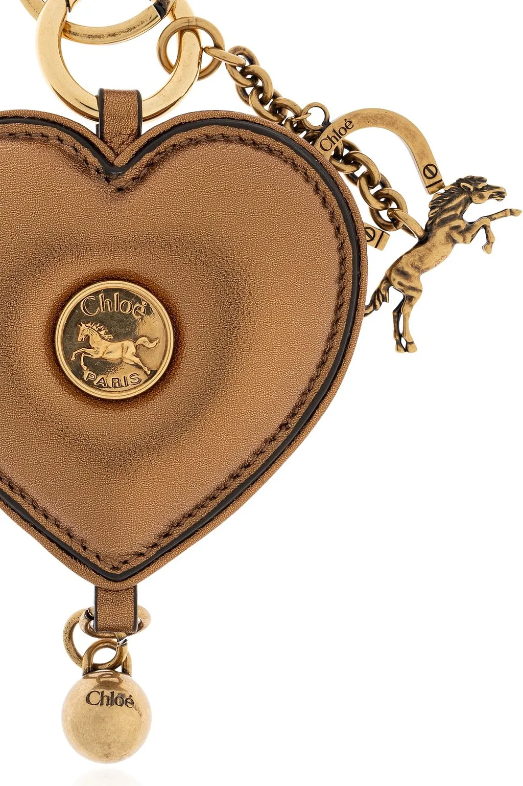 Chloé Heart Bag Charm