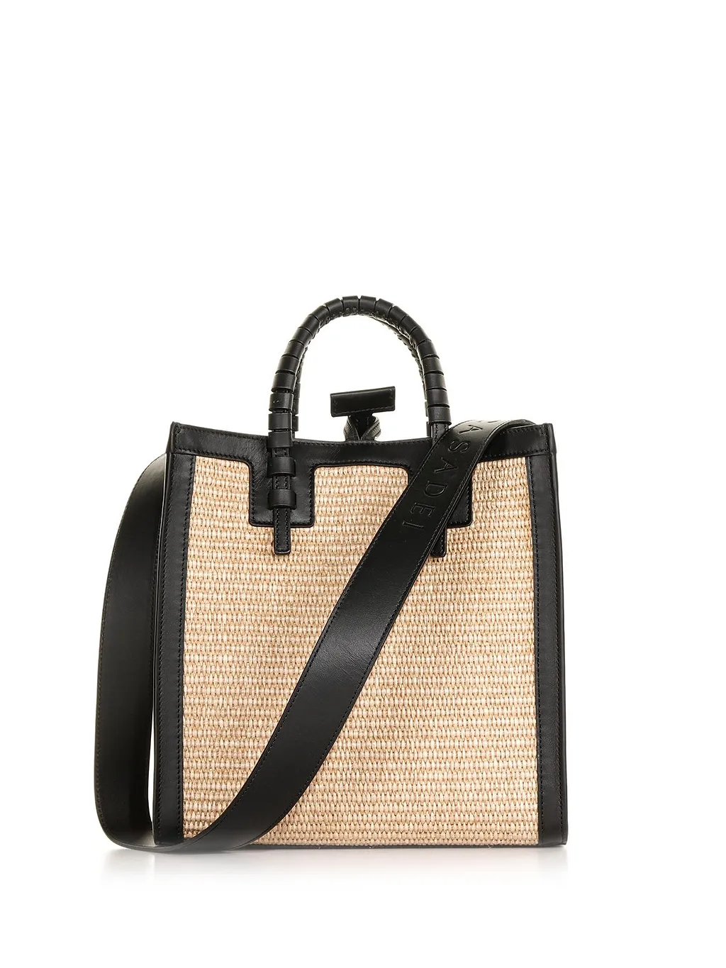 Baurivage Woven Top Handle Bag
