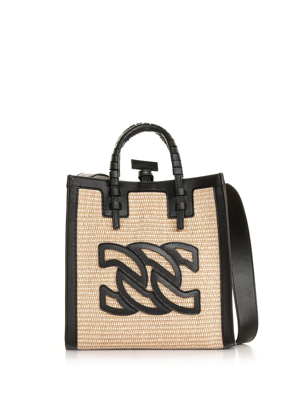 Baurivage Woven Top Handle Bag