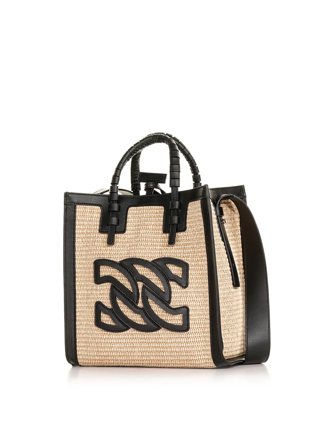 Baurivage Woven Top Handle Bag